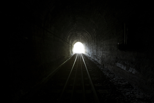 light at the end of the tunnel